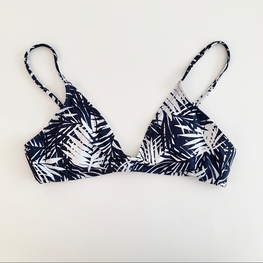 GAP | SWIMWEAR TROPICAL LEAF BIKINI SWIM TOP WITH PADDING